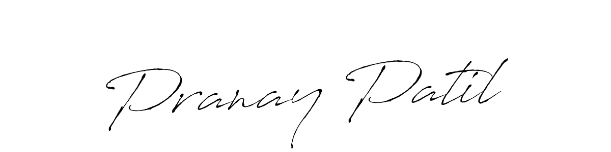 Create a beautiful signature design for name Pranay Patil. With this signature (Antro_Vectra) fonts, you can make a handwritten signature for free. Pranay Patil signature style 6 images and pictures png