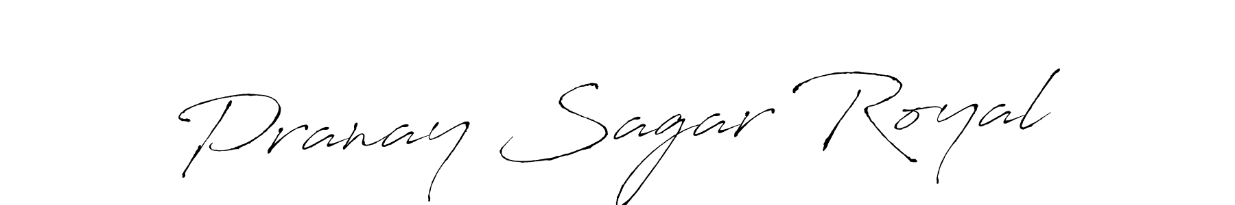 Pranay Sagar Royal stylish signature style. Best Handwritten Sign (Antro_Vectra) for my name. Handwritten Signature Collection Ideas for my name Pranay Sagar Royal. Pranay Sagar Royal signature style 6 images and pictures png