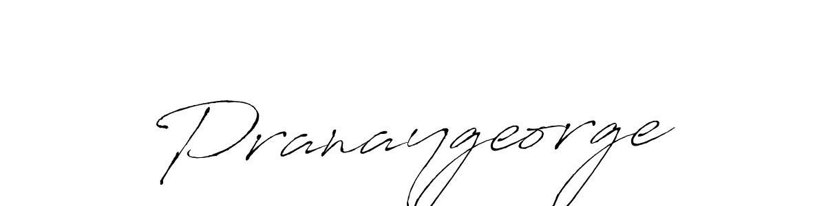 Design your own signature with our free online signature maker. With this signature software, you can create a handwritten (Antro_Vectra) signature for name Pranaygeorge. Pranaygeorge signature style 6 images and pictures png