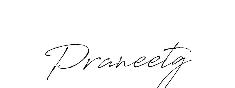 Design your own signature with our free online signature maker. With this signature software, you can create a handwritten (Antro_Vectra) signature for name Praneetg. Praneetg signature style 6 images and pictures png