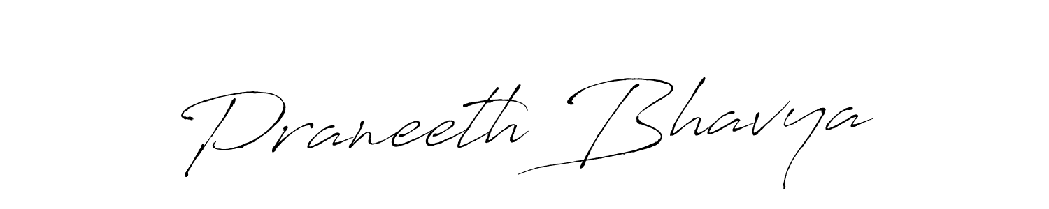 Design your own signature with our free online signature maker. With this signature software, you can create a handwritten (Antro_Vectra) signature for name Praneeth Bhavya. Praneeth Bhavya signature style 6 images and pictures png