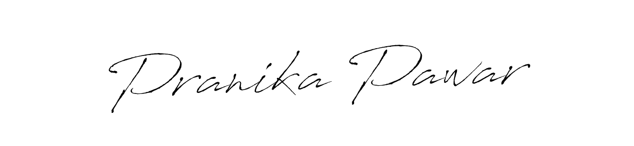 Create a beautiful signature design for name Pranika Pawar. With this signature (Antro_Vectra) fonts, you can make a handwritten signature for free. Pranika Pawar signature style 6 images and pictures png