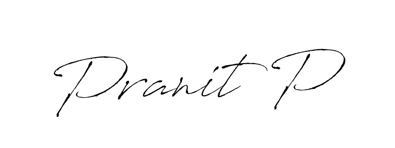 Create a beautiful signature design for name Pranit P. With this signature (Antro_Vectra) fonts, you can make a handwritten signature for free. Pranit P signature style 6 images and pictures png