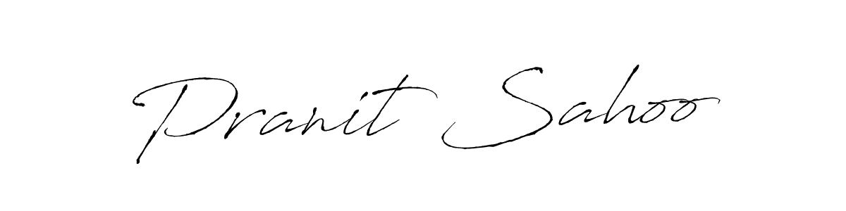 Pranit Sahoo stylish signature style. Best Handwritten Sign (Antro_Vectra) for my name. Handwritten Signature Collection Ideas for my name Pranit Sahoo. Pranit Sahoo signature style 6 images and pictures png