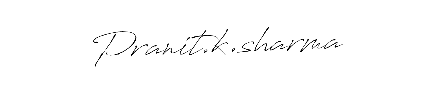 It looks lik you need a new signature style for name Pranit.k.sharma. Design unique handwritten (Antro_Vectra) signature with our free signature maker in just a few clicks. Pranit.k.sharma signature style 6 images and pictures png