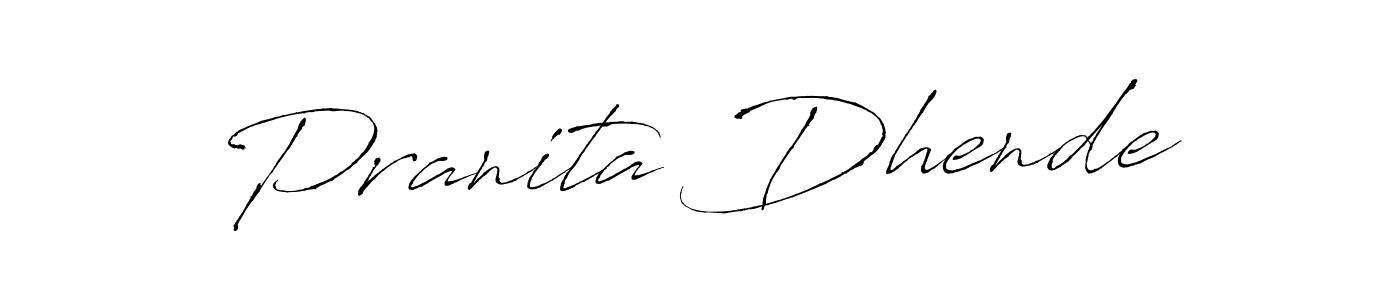 Make a beautiful signature design for name Pranita Dhende. Use this online signature maker to create a handwritten signature for free. Pranita Dhende signature style 6 images and pictures png