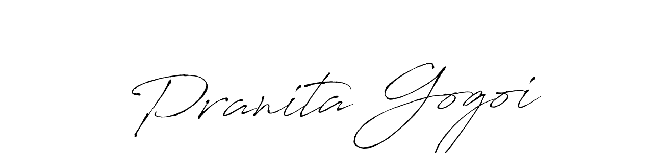 The best way (Antro_Vectra) to make a short signature is to pick only two or three words in your name. The name Pranita Gogoi include a total of six letters. For converting this name. Pranita Gogoi signature style 6 images and pictures png