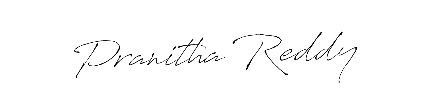 Pranitha Reddy stylish signature style. Best Handwritten Sign (Antro_Vectra) for my name. Handwritten Signature Collection Ideas for my name Pranitha Reddy. Pranitha Reddy signature style 6 images and pictures png