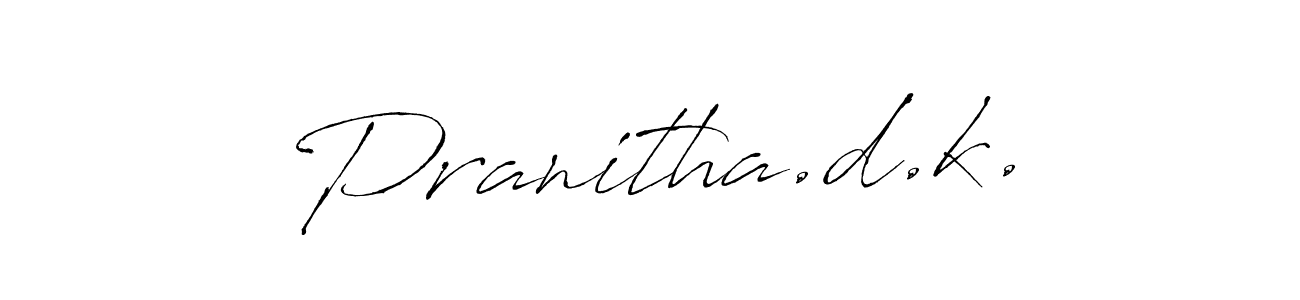 Pranitha.d.k. stylish signature style. Best Handwritten Sign (Antro_Vectra) for my name. Handwritten Signature Collection Ideas for my name Pranitha.d.k.. Pranitha.d.k. signature style 6 images and pictures png