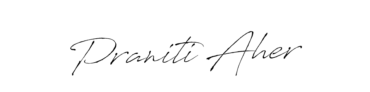 How to make Praniti Aher signature? Antro_Vectra is a professional autograph style. Create handwritten signature for Praniti Aher name. Praniti Aher signature style 6 images and pictures png