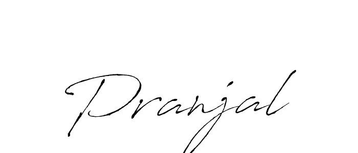 How to make Pranjal signature? Antro_Vectra is a professional autograph style. Create handwritten signature for Pranjal name. Pranjal signature style 6 images and pictures png