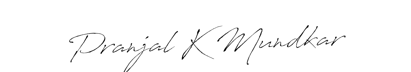 if you are searching for the best signature style for your name Pranjal K Mundkar. so please give up your signature search. here we have designed multiple signature styles  using Antro_Vectra. Pranjal K Mundkar signature style 6 images and pictures png