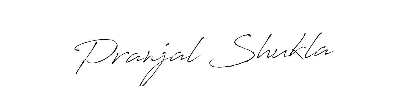 Pranjal Shukla stylish signature style. Best Handwritten Sign (Antro_Vectra) for my name. Handwritten Signature Collection Ideas for my name Pranjal Shukla. Pranjal Shukla signature style 6 images and pictures png