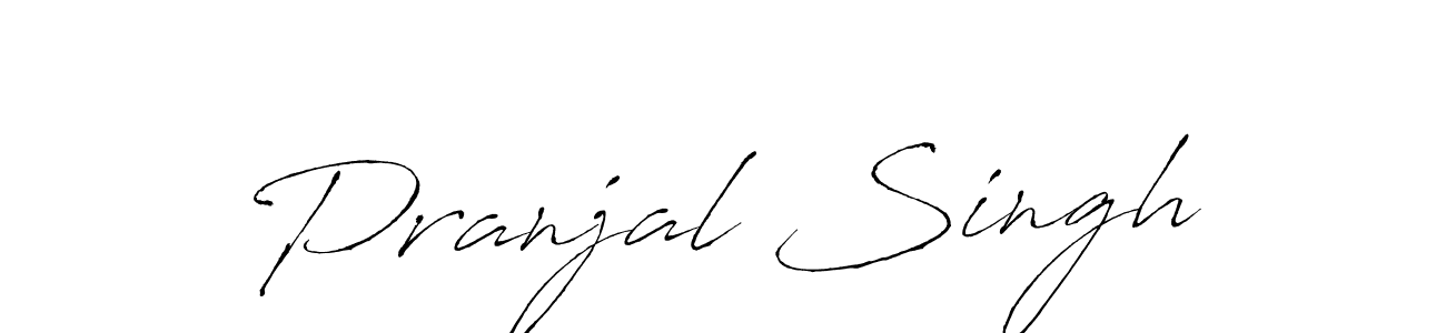 The best way (Antro_Vectra) to make a short signature is to pick only two or three words in your name. The name Pranjal Singh include a total of six letters. For converting this name. Pranjal Singh signature style 6 images and pictures png