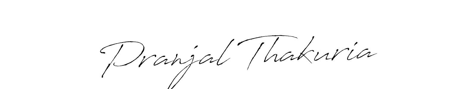 How to make Pranjal Thakuria signature? Antro_Vectra is a professional autograph style. Create handwritten signature for Pranjal Thakuria name. Pranjal Thakuria signature style 6 images and pictures png