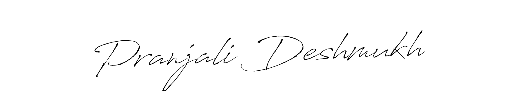 Pranjali Deshmukh stylish signature style. Best Handwritten Sign (Antro_Vectra) for my name. Handwritten Signature Collection Ideas for my name Pranjali Deshmukh. Pranjali Deshmukh signature style 6 images and pictures png