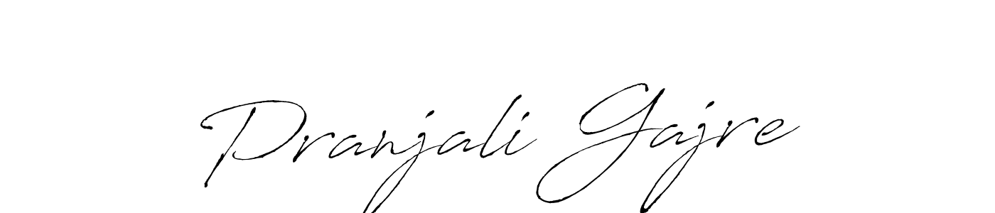 Also we have Pranjali Gajre name is the best signature style. Create professional handwritten signature collection using Antro_Vectra autograph style. Pranjali Gajre signature style 6 images and pictures png