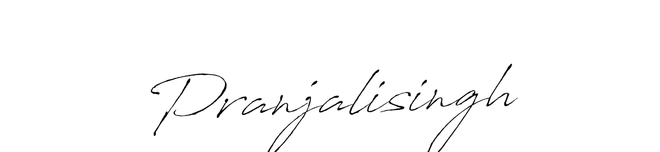 Antro_Vectra is a professional signature style that is perfect for those who want to add a touch of class to their signature. It is also a great choice for those who want to make their signature more unique. Get Pranjalisingh name to fancy signature for free. Pranjalisingh signature style 6 images and pictures png