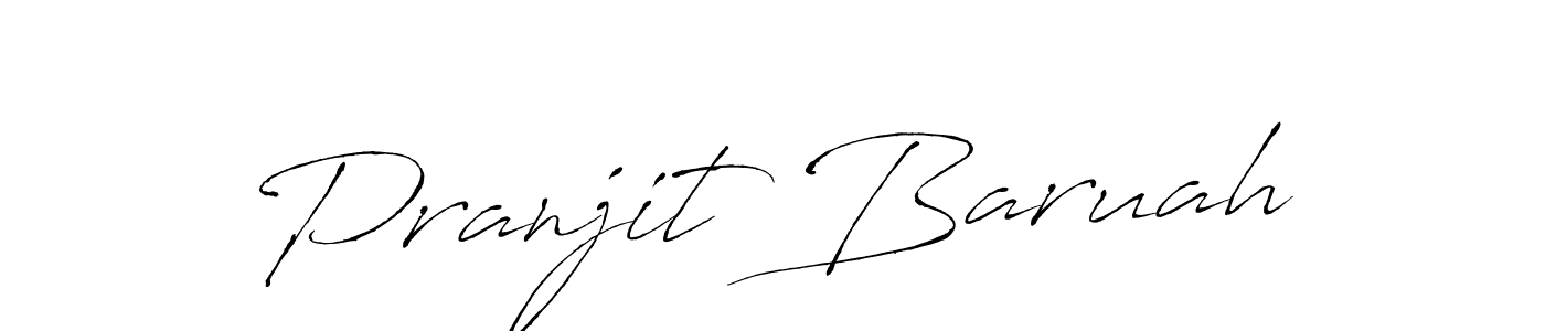 Create a beautiful signature design for name Pranjit Baruah. With this signature (Antro_Vectra) fonts, you can make a handwritten signature for free. Pranjit Baruah signature style 6 images and pictures png