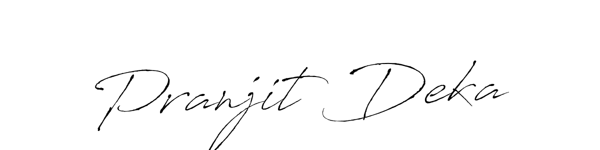 You can use this online signature creator to create a handwritten signature for the name Pranjit Deka. This is the best online autograph maker. Pranjit Deka signature style 6 images and pictures png