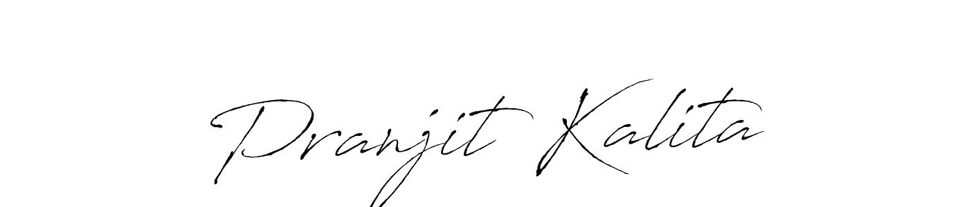 Make a beautiful signature design for name Pranjit Kalita. With this signature (Antro_Vectra) style, you can create a handwritten signature for free. Pranjit Kalita signature style 6 images and pictures png