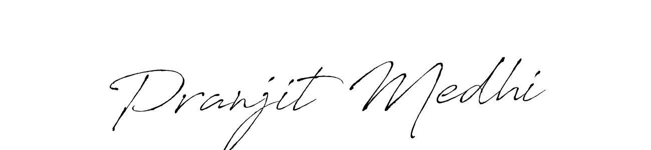 Make a beautiful signature design for name Pranjit Medhi. With this signature (Antro_Vectra) style, you can create a handwritten signature for free. Pranjit Medhi signature style 6 images and pictures png