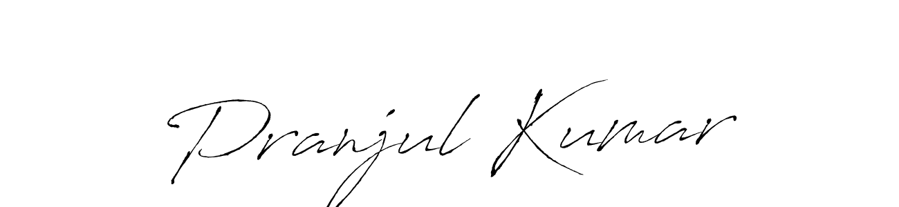 How to make Pranjul Kumar signature? Antro_Vectra is a professional autograph style. Create handwritten signature for Pranjul Kumar name. Pranjul Kumar signature style 6 images and pictures png