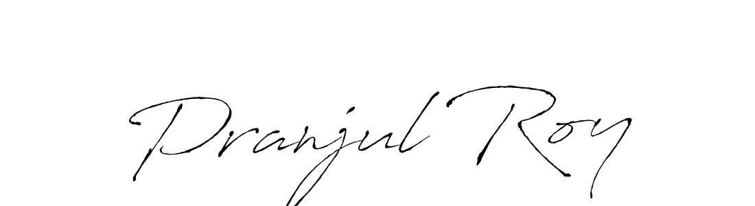 Make a beautiful signature design for name Pranjul Roy. With this signature (Antro_Vectra) style, you can create a handwritten signature for free. Pranjul Roy signature style 6 images and pictures png