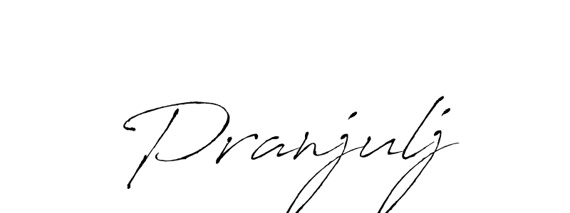 Use a signature maker to create a handwritten signature online. With this signature software, you can design (Antro_Vectra) your own signature for name Pranjulj. Pranjulj signature style 6 images and pictures png