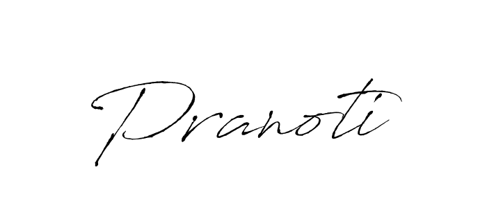 How to make Pranoti name signature. Use Antro_Vectra style for creating short signs online. This is the latest handwritten sign. Pranoti signature style 6 images and pictures png