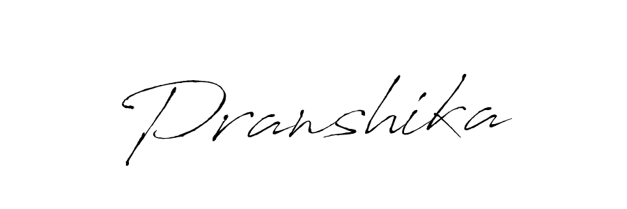 How to make Pranshika name signature. Use Antro_Vectra style for creating short signs online. This is the latest handwritten sign. Pranshika signature style 6 images and pictures png