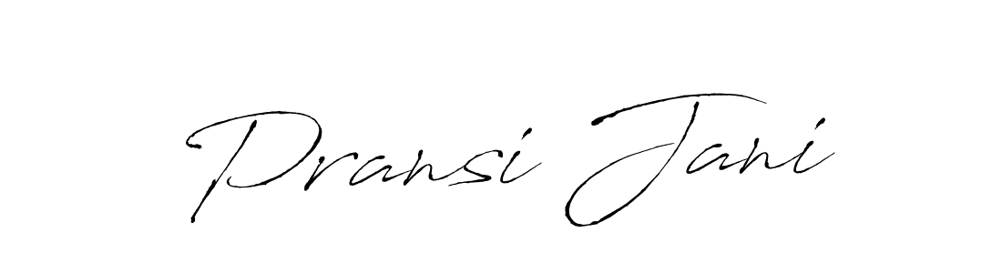 You can use this online signature creator to create a handwritten signature for the name Pransi Jani. This is the best online autograph maker. Pransi Jani signature style 6 images and pictures png