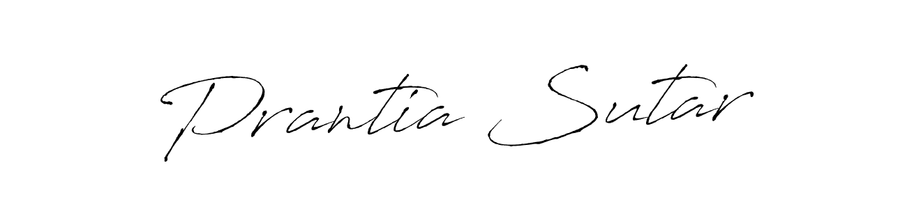 Prantia Sutar stylish signature style. Best Handwritten Sign (Antro_Vectra) for my name. Handwritten Signature Collection Ideas for my name Prantia Sutar. Prantia Sutar signature style 6 images and pictures png