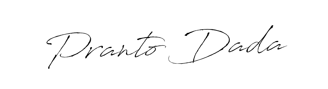 Design your own signature with our free online signature maker. With this signature software, you can create a handwritten (Antro_Vectra) signature for name Pranto Dada. Pranto Dada signature style 6 images and pictures png