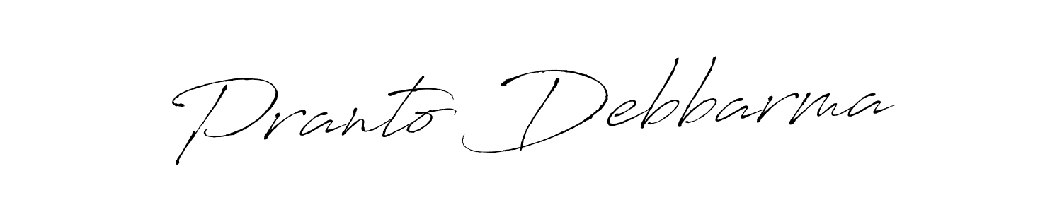 The best way (Antro_Vectra) to make a short signature is to pick only two or three words in your name. The name Pranto Debbarma include a total of six letters. For converting this name. Pranto Debbarma signature style 6 images and pictures png