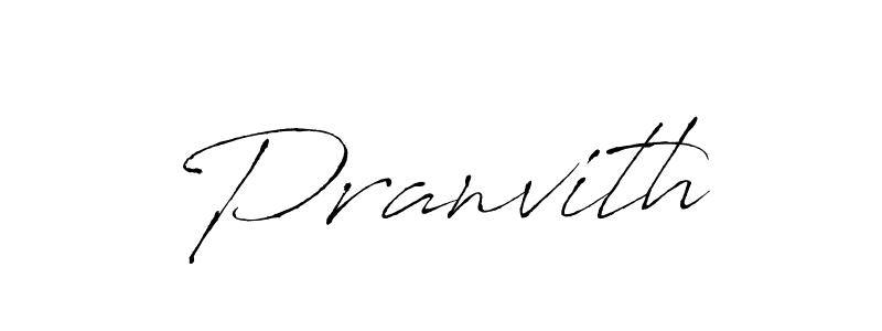 Create a beautiful signature design for name Pranvith. With this signature (Antro_Vectra) fonts, you can make a handwritten signature for free. Pranvith signature style 6 images and pictures png