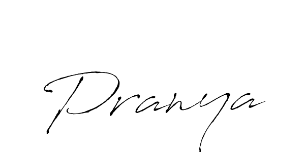 Make a beautiful signature design for name Pranya. With this signature (Antro_Vectra) style, you can create a handwritten signature for free. Pranya signature style 6 images and pictures png
