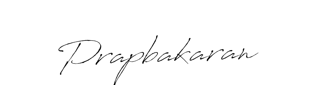 Make a beautiful signature design for name Prapbakaran. With this signature (Antro_Vectra) style, you can create a handwritten signature for free. Prapbakaran signature style 6 images and pictures png