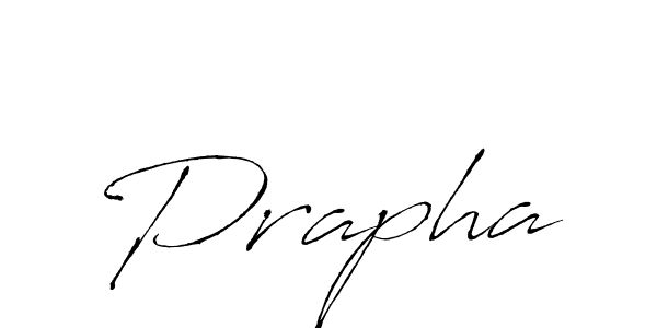 How to make Prapha signature? Antro_Vectra is a professional autograph style. Create handwritten signature for Prapha name. Prapha signature style 6 images and pictures png