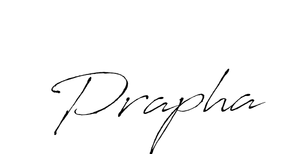 How to make Prapha signature? Antro_Vectra is a professional autograph style. Create handwritten signature for Prapha name. Prapha signature style 6 images and pictures png