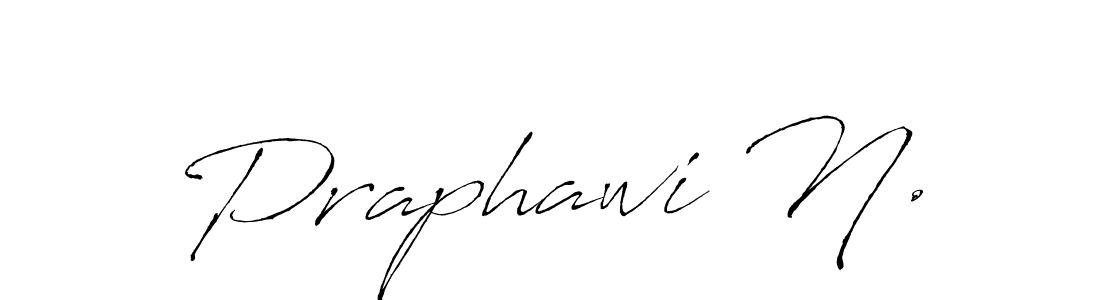 Make a beautiful signature design for name Praphawi N.. Use this online signature maker to create a handwritten signature for free. Praphawi N. signature style 6 images and pictures png