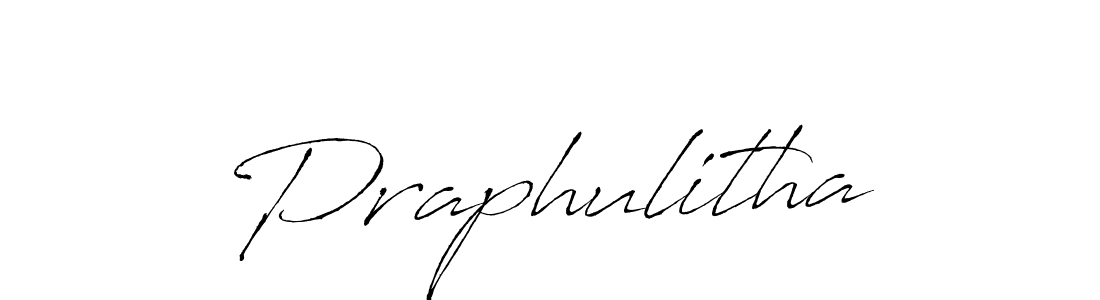 Create a beautiful signature design for name Praphulitha. With this signature (Antro_Vectra) fonts, you can make a handwritten signature for free. Praphulitha signature style 6 images and pictures png