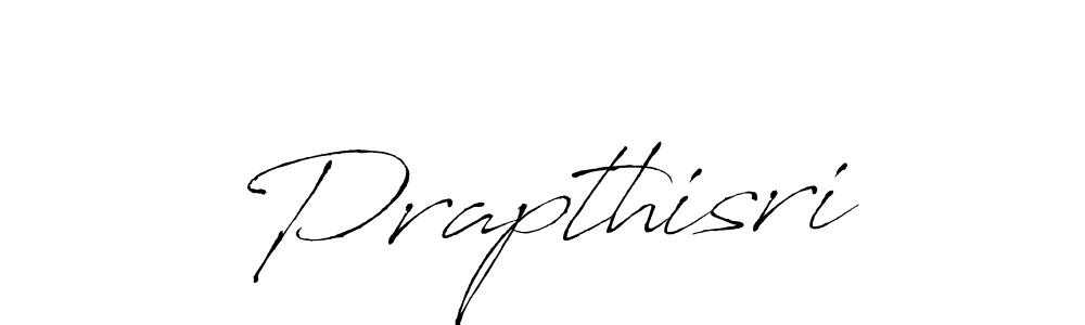 Design your own signature with our free online signature maker. With this signature software, you can create a handwritten (Antro_Vectra) signature for name Prapthisri. Prapthisri signature style 6 images and pictures png