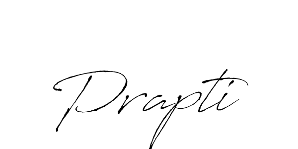 Design your own signature with our free online signature maker. With this signature software, you can create a handwritten (Antro_Vectra) signature for name Prapti. Prapti signature style 6 images and pictures png