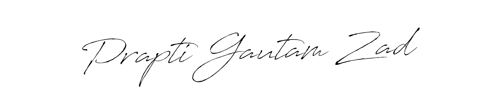 Make a beautiful signature design for name Prapti Gautam Zad. Use this online signature maker to create a handwritten signature for free. Prapti Gautam Zad signature style 6 images and pictures png