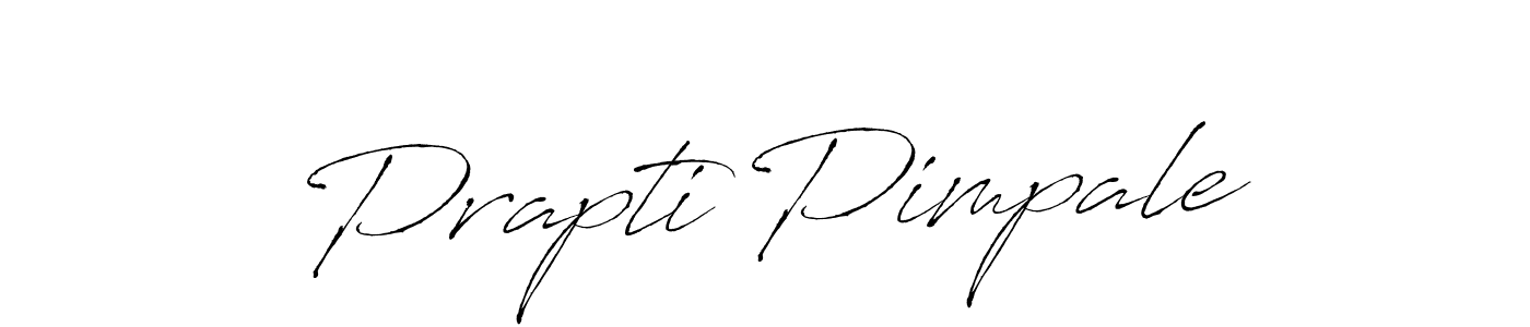 Make a beautiful signature design for name Prapti Pimpale. With this signature (Antro_Vectra) style, you can create a handwritten signature for free. Prapti Pimpale signature style 6 images and pictures png