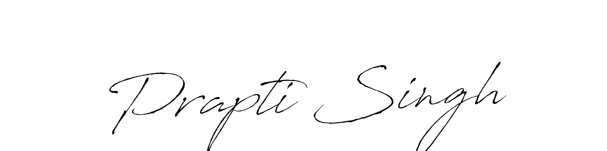 Design your own signature with our free online signature maker. With this signature software, you can create a handwritten (Antro_Vectra) signature for name Prapti Singh. Prapti Singh signature style 6 images and pictures png