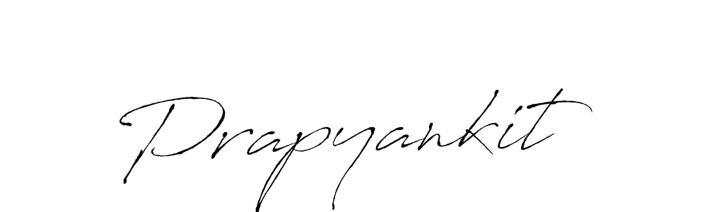 Create a beautiful signature design for name Prapyankit. With this signature (Antro_Vectra) fonts, you can make a handwritten signature for free. Prapyankit signature style 6 images and pictures png