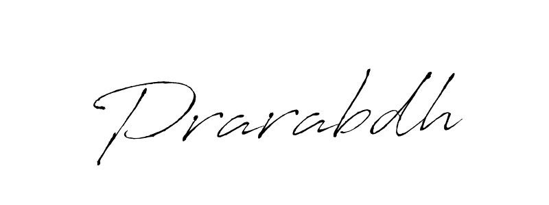 Use a signature maker to create a handwritten signature online. With this signature software, you can design (Antro_Vectra) your own signature for name Prarabdh. Prarabdh signature style 6 images and pictures png