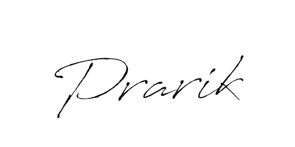 You should practise on your own different ways (Antro_Vectra) to write your name (Prarik) in signature. don't let someone else do it for you. Prarik signature style 6 images and pictures png